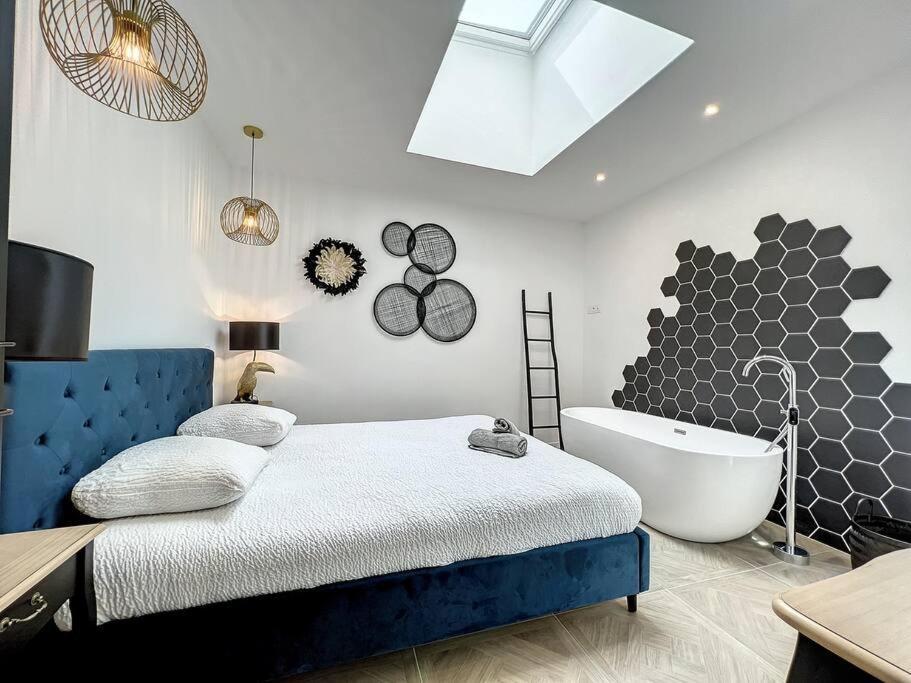 Loft Raffine Et Chic Au Calme Proche Du Centre De Beziers Et Des Plages Lägenhet Boujan-sur-Libron Exteriör bild