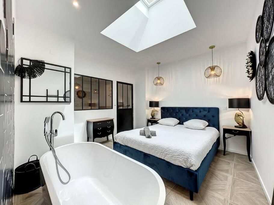 Loft Raffine Et Chic Au Calme Proche Du Centre De Beziers Et Des Plages Lägenhet Boujan-sur-Libron Exteriör bild